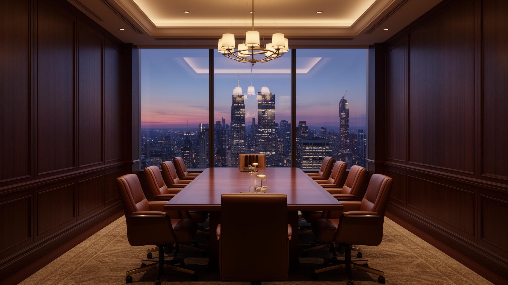 Executive boardroom